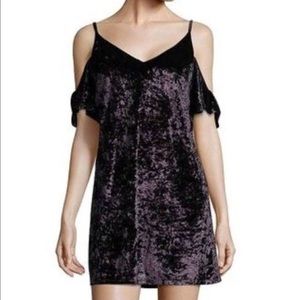 XS Velvet Purple Dress Design Lab Lord&Taylor